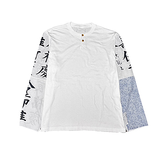 ODR-AOKI Henley Neck CUT SAW L/S