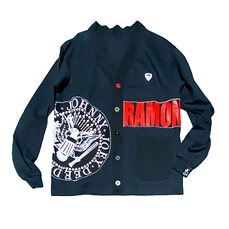 RAMONES-BAND-T Cardigan-ReM