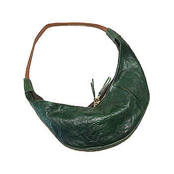 Crescent moon bag-GRN-PTW