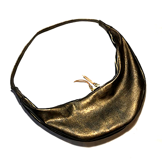 Crescent moon bag-BRONZ